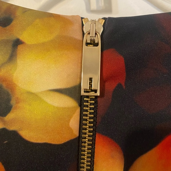 Ted baker floral midi dress. - Picture 3 of 4